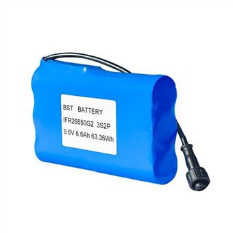 9.6V6600mAh 3S2P 26650 LiFePO4Ắc quy